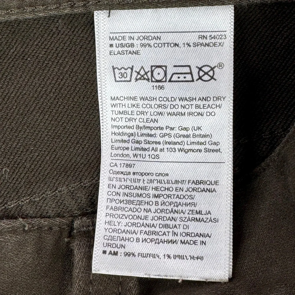 Banana Republic Mens Slim Traveler Pants 31x32 Surplus Olive Green SEE‎ PICS